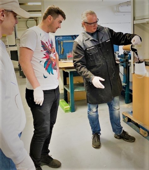 Håkan Bengtsson från Plixxent, Andreas Ullman och Nils Wettebrand från PO21